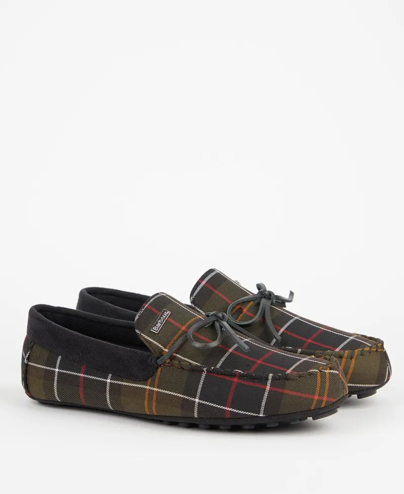 Barbour Kurila Mens Slipper in Classic Tartan-1